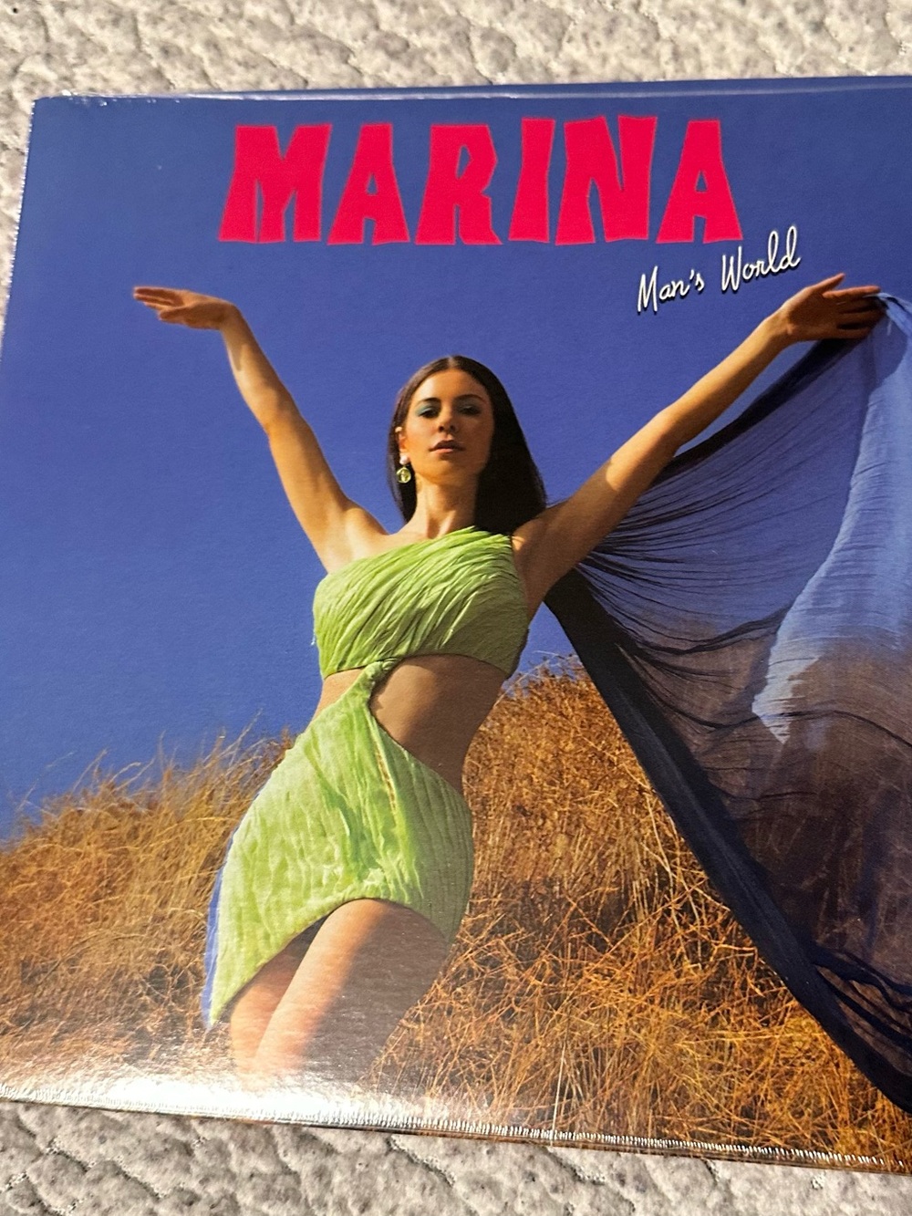Marina’s “Man’s World” Mini Vinyl